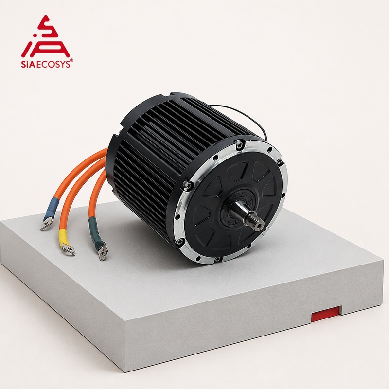 محرك QSMOTOR D155A-70 بقدرة 10 - مراجعة Electric Motorcycle Conversion Kit 72V وسعره